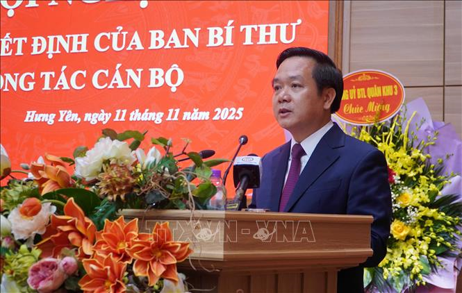 Đồng chí Phạm Quang Ngọc được điều động, chỉ định làm Phó bí thư Tỉnh ủy Hưng Yên 